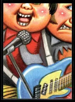 2024 Topps Garbage Pail Kids: Green Day Enraged Edwin #32a Booger Green - Entertainment Card Single