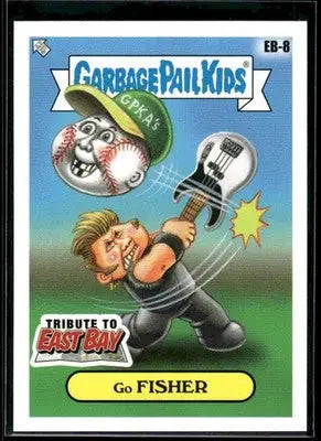 2024 Topps Garbage Pail Kids: Green Day Go Fisher #EB-8 Tribute to East Bay - Music Card Single