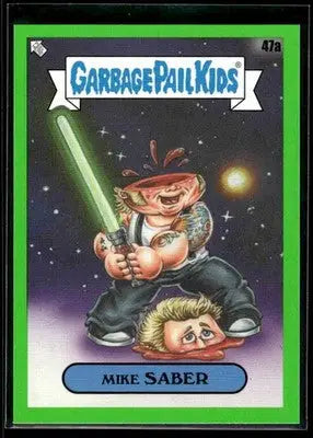 2024 Topps Garbage Pail Kids: Green Day Mike Saber #47a Booger Green - Other