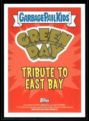 2024 Topps Garbage Pail Kids: Green Day Mt. Diablo #EB-2 Tribute to East Bay - Entertainment Card Single