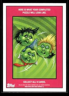 2024 Topps Garbage Pail Kids: Green Day Roddy Rotten #40b Booger Green