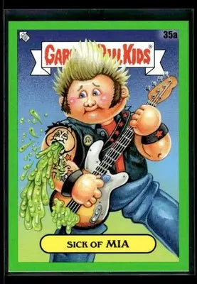 2024 Topps Garbage Pail Kids: Green Day Sick of Mia #35a Booger Green