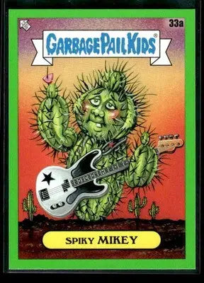 2024 Topps Garbage Pail Kids: Green Day Spiky Mikey #33a Booger Green