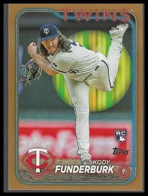 2024 Topps Gold #538 Kody Funderburk Rookie #485/2024 - Baseball Card Single