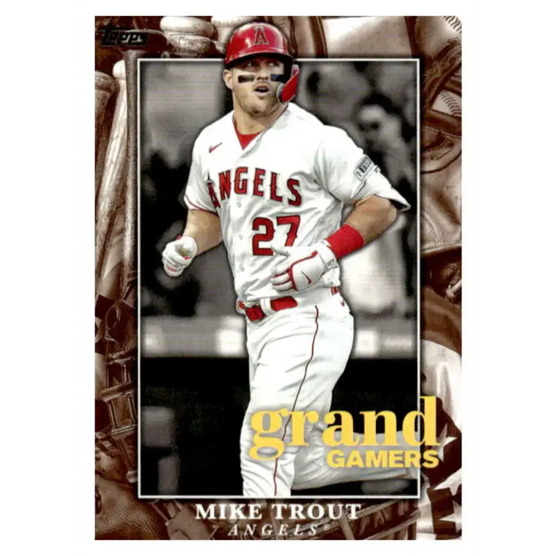 2024 Topps Grand Gamers #GOG-20 Mike Trout NM-MT Los Angeles Angels Baseball Card - Baseball Card Single