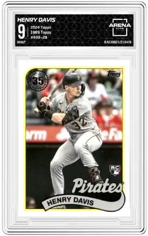 2024 Topps Henry Davis #88B-28 RC Baseball Arena Club 9 - Baseball Card Single