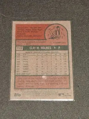 2024 Topps Heritage #115 Clay Holmes White Border - Baseball Card Single