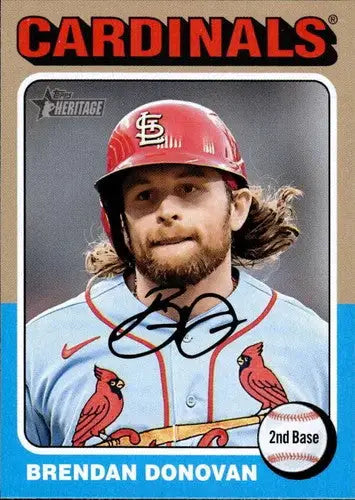 2024 Topps Heritage #140 Brendan Donovan NM-MT Cardinals ID:70366 - Baseball Card Single