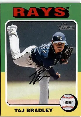 2024 Topps Heritage #141 Taj Bradley - Baseball Card Single