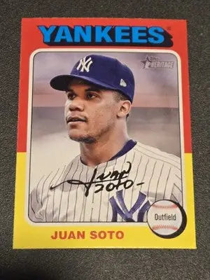2024 Topps Heritage #143 Juan Soto - Baseball Card Single