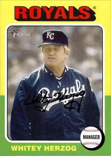 2024 Topps Heritage #146 Whitey Herzog NM-MT Royals ID:70163 - Baseball Card Single
