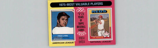 2024 Topps Heritage #194 1975 MVPs (Fred Lynn / Joe Morgan) MVP - Baseball Card Single