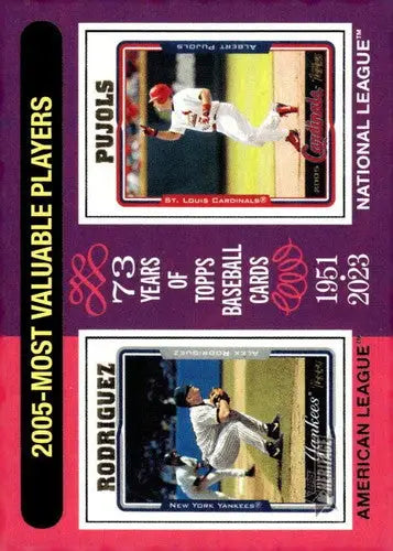 2024 Topps Heritage #202 Alex Rodriguez/Albert Pujols NM-MT ID:70388 - Baseball Card Single