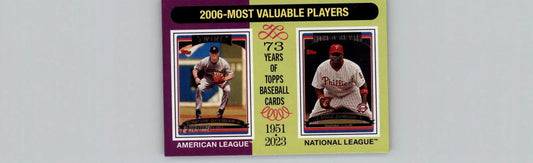2024 Topps Heritage #203 2006 MVPs (Justin Morneau / Ryan Howard) MVP - Baseball Card Single