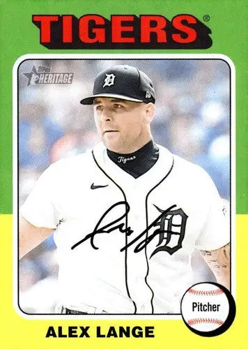 2024 Topps Heritage #213 Alex Lange NM-MT Tigers ID:70391 - Baseball Card Single
