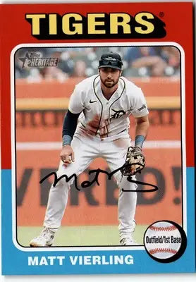 2024 Topps Heritage #231 Matt Vierling - Baseball Card Single