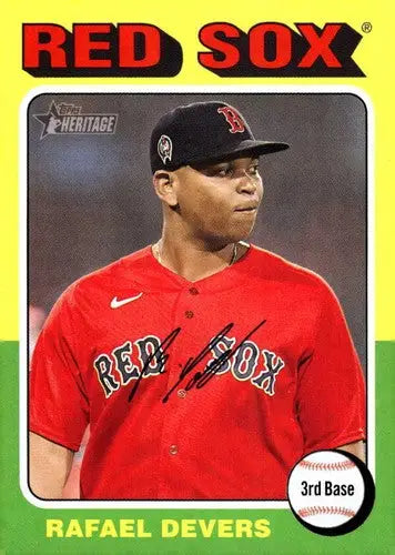 2024 Topps Heritage #239 Rafael Devers NM-MT Red Sox ID:70397 - Baseball Card Single