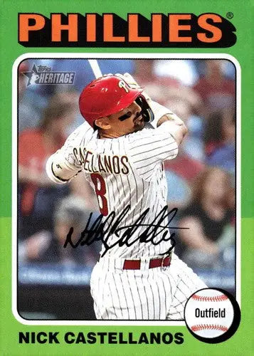 2024 Topps Heritage #270 Nick Castellanos NM-MT Phillies ID:70185 - Baseball Card Single