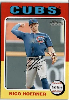 2024 Topps Heritage #280 Nico Hoerner - Baseball Card Single