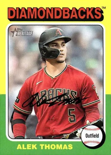 2024 Topps Heritage #289 Alek Thomas NM-MT Diamondbacks ID:70411 - Baseball Card Single