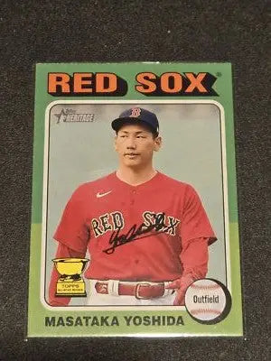 2024 Topps Heritage #292 Masataka Yoshida - Baseball Card Single
