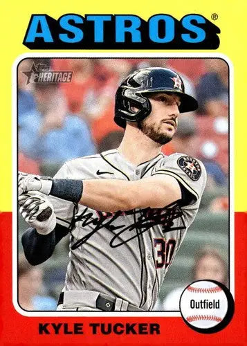 2024 Topps Heritage #304 Kyle Tucker NM-MT Astros ID:70416 - Baseball Card Single