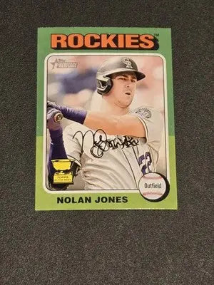 2024 Topps Heritage #315 Nolan Jones - Baseball Card Single