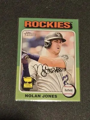 2024 Topps Heritage #315 Nolan Jones - Baseball Card Single