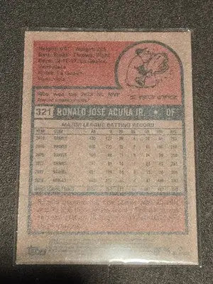 2024 Topps Heritage #321 Ronald Acuña Jr. Red Border - Baseball Card Single