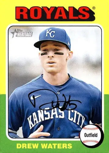 2024 Topps Heritage #323 Drew Waters NM-MT Royals ID:70421 - Baseball Card Single