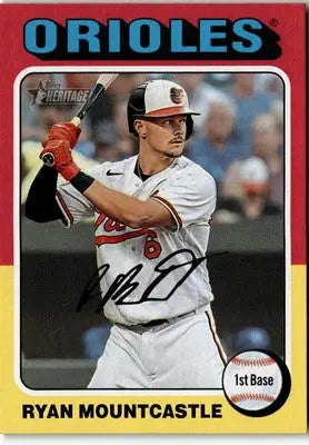 2024 Topps Heritage #338 Ryan Mountcastle - Baseball Card Single