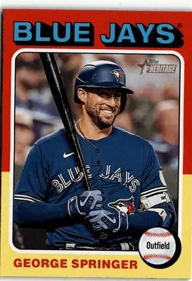 2024 Topps Heritage #358 George Springer - Baseball Card Single
