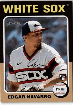 2024 Topps Heritage #362 Edgar Navarro - Baseball Card Single