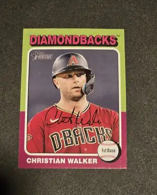 2024 Topps Heritage #383 Christian Walker - Baseball Card Single