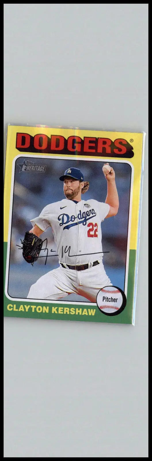 2024 Topps Heritage #386 Clayton Kershaw Los Angeles Dodgers - Baseball Card Single
