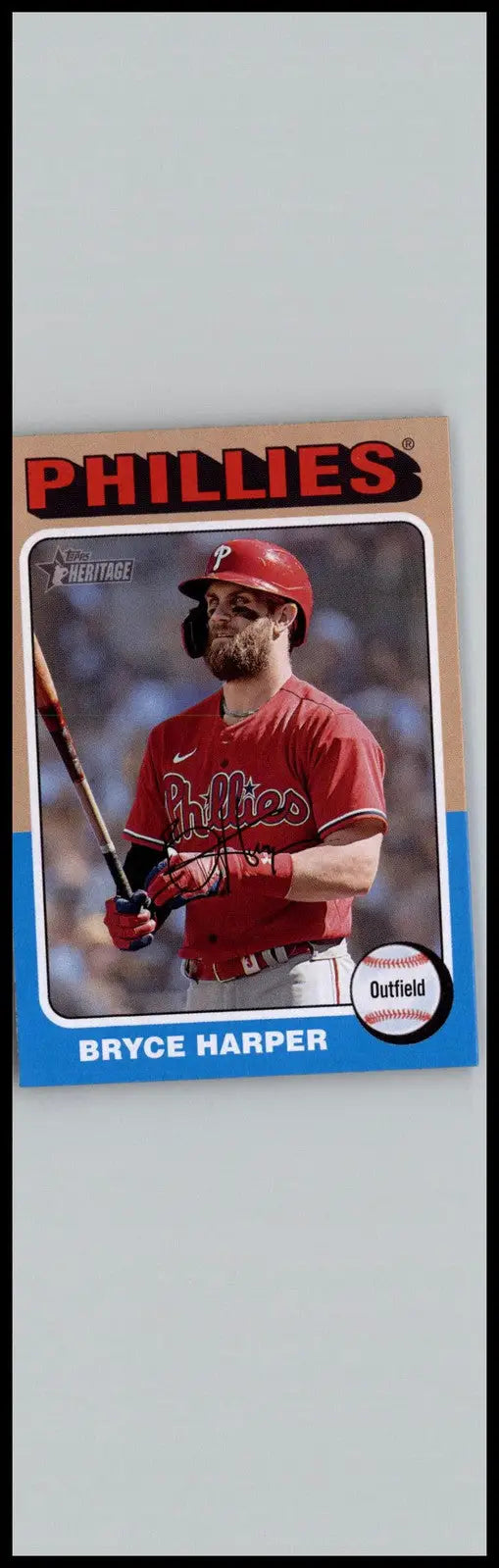 2024 Topps Heritage #405 Bryce Harper Philadelphia Phillies - Baseball Card Single