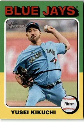 2024 Topps Heritage #433 Yusei Kikuchi - Baseball Card Single
