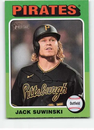 2024 Topps Heritage #437 Jack Suwinski NM-MT Pirates ID:70454 - Baseball Card Single