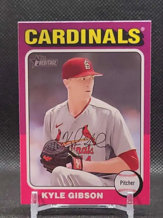 2024 Topps Heritage #455 Trevor Larnach Mint - Baseball Card Single