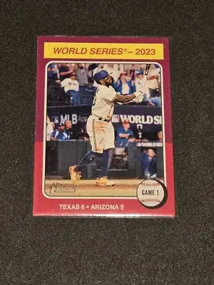 2024 Topps Heritage #461 World Series 2023: Game - Baseball Card Single