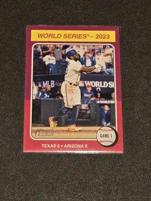 2024 Topps Heritage #461 World Series 2023: Game - Baseball Card Single