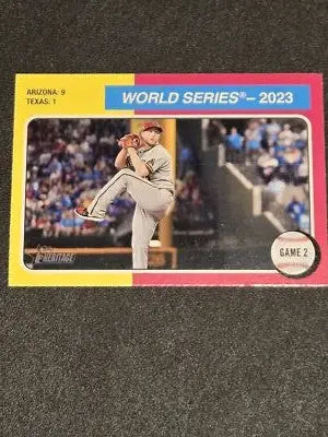 2024 Topps Heritage #462 World Series 2023: Game - Baseball Card Single