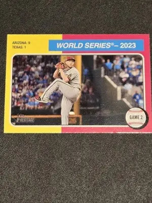 2024 Topps Heritage #462 World Series 2023: Game - Baseball Card Single