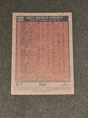2024 Topps Heritage #462 World Series 2023: Game - Baseball Card Single