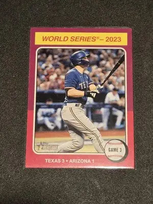 2024 Topps Heritage #463 World Series 2023: Game - Baseball Card Single