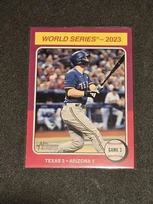 2024 Topps Heritage #463 World Series 2023: Game - Baseball Card Single