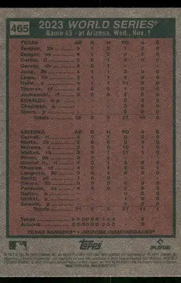2024 Topps Heritage #465 Baseball - Baseball Card Single