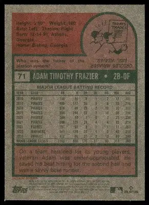 2024 Topps Heritage Adam Frazier #71 Baseball - Baseball Card Single