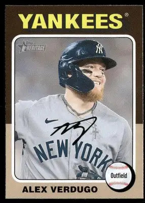 2024 Topps Heritage Alex Verdugo #275 Baseball - Baseball Card Single