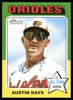 2024 Topps Heritage Austin Hays #13 AL All-Star Baseball - Baseball Card Single